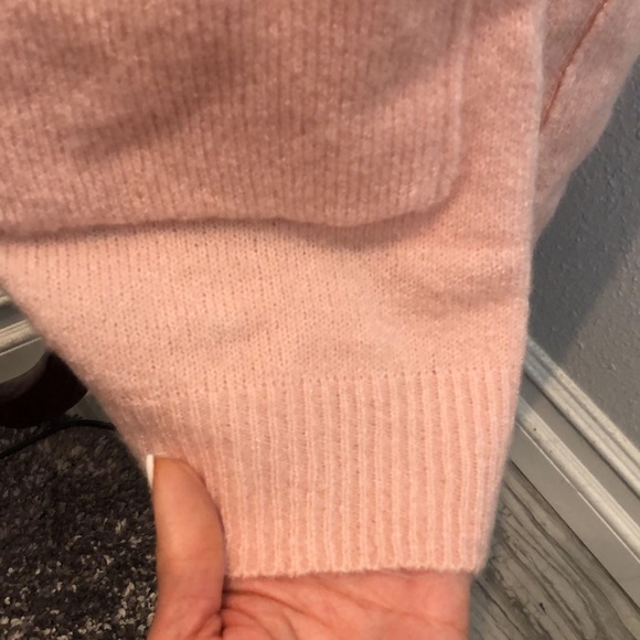 NWT! Open Front Pink Cardigan With Pockets - Picture 9 of 10